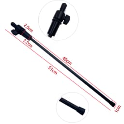 1pc Cello End Tail Carbon Fiber 4/4 3/4 1/2 1/4 Stretch Shrink Freely Ebony Adjustable Endpin, Cello Accessories