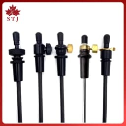 1pc Cello End Tail Carbon Fiber 4/4 3/4 1/2 1/4 Stretch Shrink Freely Ebony Adjustable Endpin, Cello Accessories