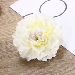 New Fashion Handmade Fabric Peony Flower Brooches for Women Corsage Lapel Pins Hat Dress Wedding Jewelry Clothing Accessories