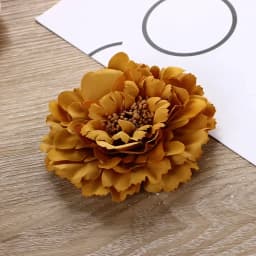 New Fashion Handmade Fabric Peony Flower Brooches for Women Corsage Lapel Pins Hat Dress Wedding Jewelry Clothing Accessories