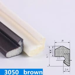 5Meters PU Foam Sound Insulation and Windproof Sealing Strip Suit Door Seam Shock Absorption and Sound Insulation Strip