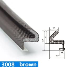 5Meters PU Foam Sound Insulation and Windproof Sealing Strip Suit Door Seam Shock Absorption and Sound Insulation Strip