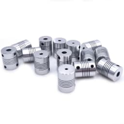 D19*L25 Aluminium Flexible Jaw Shaft Coupling 5 8 6.35mm 8mm 10mm CNC Stepper Motor Coupler Encoders Engraving Machine