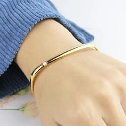 Closed Bangle Wear With A Circumference Less Than 17cm Crystal Titanium Steel Bracelet Love Bangle for Women Wedding Jewelry