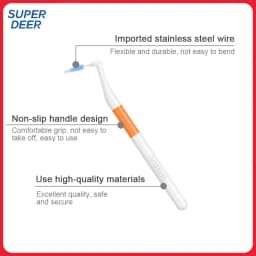 Fawnmum 0.6-1.2mm Interdental Brush For Teeth Cleaning Dentistry Between Teeth Oral Care Toothpick Dental Tool Floss Orthodontic