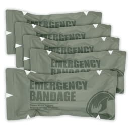 RHINO RESCUE 4" 6" Emergency Pressure Bandage Wound Dressing IFAK Kit High Elasticity Vacuum Packed Outdoor Hiking Essentials