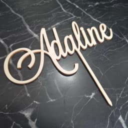 Personalized Name Wooden Acrylic Cake Topper, Custom Happy Birthday Cake Topper Party Decoration Kids Birthday Party Supplies