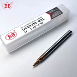 BB Carbide Tapered End Mill Angular CNC Machning Cutter Metal Router Bit 0.5 1 1.5 2 3 8 10 15 Degree