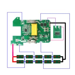 BL1830 Li-ion Battery Case Charging Protection Circuit Board Box For Makita 18V 3.0Ah 6.0Ah Label LED Battery Indicator BL1860