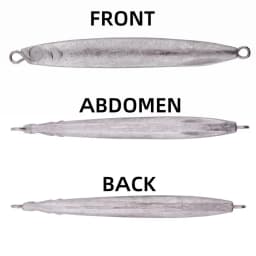 20pcs Blank Metal Jig Shore Casting Jigging Unpainted Lure 7g-40g Spoon Lures Saltwater Fishing Jigs Artificial Bait Tackle