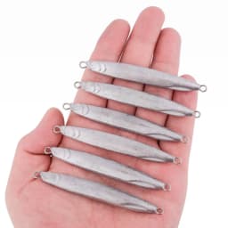 20pcs Blank Metal Jig Shore Casting Jigging Unpainted Lure 7g-40g Spoon Lures Saltwater Fishing Jigs Artificial Bait Tackle