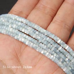 Colorful Natural Freshwater Shell Tube Beads Dyed Mother of Pearl Shell Loose Beads for Jewelry Making DIY Bracelet Necklace 15"