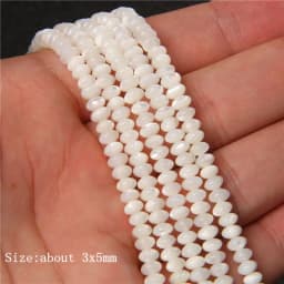 Colorful Natural Freshwater Shell Tube Beads Dyed Mother of Pearl Shell Loose Beads for Jewelry Making DIY Bracelet Necklace 15"
