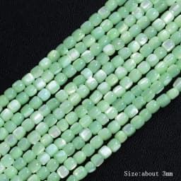 Colorful Natural Freshwater Shell Tube Beads Dyed Mother of Pearl Shell Loose Beads for Jewelry Making DIY Bracelet Necklace 15"
