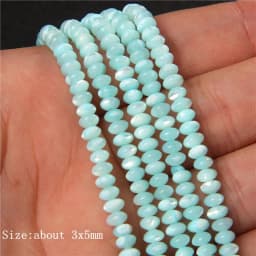 Colorful Natural Freshwater Shell Tube Beads Dyed Mother of Pearl Shell Loose Beads for Jewelry Making DIY Bracelet Necklace 15"