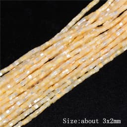 Colorful Natural Freshwater Shell Tube Beads Dyed Mother of Pearl Shell Loose Beads for Jewelry Making DIY Bracelet Necklace 15"