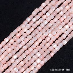 Colorful Natural Freshwater Shell Tube Beads Dyed Mother of Pearl Shell Loose Beads for Jewelry Making DIY Bracelet Necklace 15"