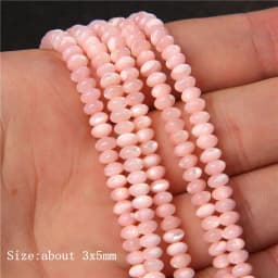 Colorful Natural Freshwater Shell Tube Beads Dyed Mother of Pearl Shell Loose Beads for Jewelry Making DIY Bracelet Necklace 15"