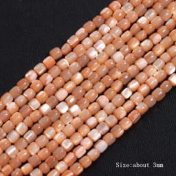 Colorful Natural Freshwater Shell Tube Beads Dyed Mother of Pearl Shell Loose Beads for Jewelry Making DIY Bracelet Necklace 15"