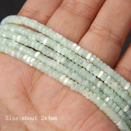 Colorful Natural Freshwater Shell Tube Beads Dyed Mother of Pearl Shell Loose Beads for Jewelry Making DIY Bracelet Necklace 15"