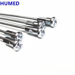 36pcs/lot Electric Bicycle Spokes 8G/9G Diameter 3.5mm/4.0mm Length 80-120mm Motorcycle Spokes + Nipples