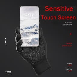 Winter Warm Man Touchscreen Gloves Ski Outdoor Hiking Water-Repellent Non-Slip Fishing Gloves Women Windproof Sport Riding Glove
