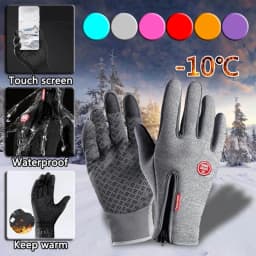 Winter Warm Man Touchscreen Gloves Ski Outdoor Hiking Water-Repellent Non-Slip Fishing Gloves Women Windproof Sport Riding Glove