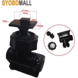 5*8mm T Head Car DVR Holder Rectangle Sticker Base Adjustable 15mm Ball Driving Recorder Mount Removable Bracket for GPS DashCam