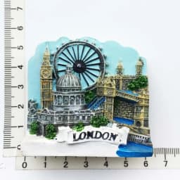 UK Tourist Souvenir British Refrigerator Sticker Manchester Oxford London Bus Big Ben Scotland Crafts Magnetic Fridge Decor