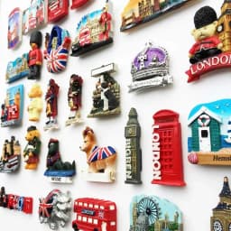 UK Tourist Souvenir British Refrigerator Sticker Manchester Oxford London Bus Big Ben Scotland Crafts Magnetic Fridge Decor