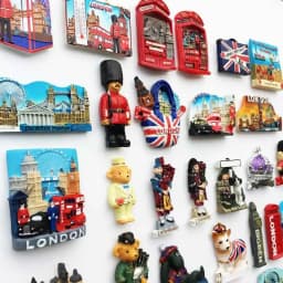 UK Tourist Souvenir British Refrigerator Sticker Manchester Oxford London Bus Big Ben Scotland Crafts Magnetic Fridge Decor
