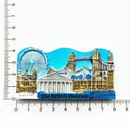 UK Tourist Souvenir British Refrigerator Sticker Manchester Oxford London Bus Big Ben Scotland Crafts Magnetic Fridge Decor