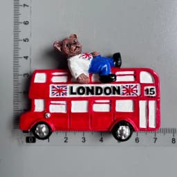 UK Tourist Souvenir British Refrigerator Sticker Manchester Oxford London Bus Big Ben Scotland Crafts Magnetic Fridge Decor