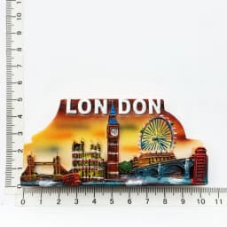 UK Tourist Souvenir British Refrigerator Sticker Manchester Oxford London Bus Big Ben Scotland Crafts Magnetic Fridge Decor