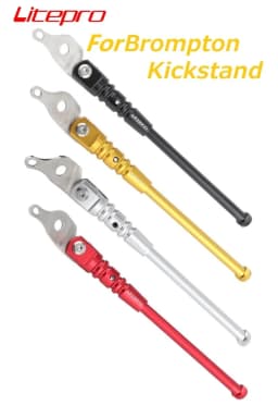 Litepro Folding Bike Part For Brompton Kickstand 349 16" Aluminum Alloy Kick Stand Black Red Gold Silver