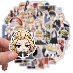 10/30/50pcs Tokyo Avengers Graffiti Waterproof Skateboard Travel Suitcase Phone Laptop Luggage Stickers Cute Kids Girl Toys