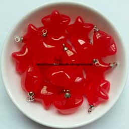 (1 lot = 10pcs )Star Shape Candys Color Acrylic Small Pendant Size 18mm 7 Colors For Jewelry Making DIY