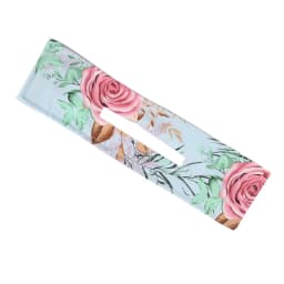Deft Bun Hair Band Women Printed Headband Bow Donut Bun Maker DIY Hairstyle Braid Tool Ponytail Hair Twist Accessories topknot