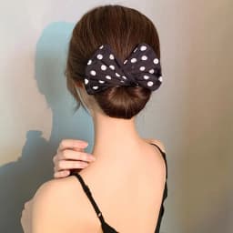Deft Bun Hair Band Women Printed Headband Bow Donut Bun Maker DIY Hairstyle Braid Tool Ponytail Hair Twist Accessories topknot