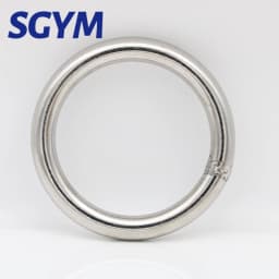 1pcs 304Stainless Steel Big O Ring 70/90/100/120/200/250mm Outer Diameter 8/10/12mm Thickness Strapping Welded Round Rings