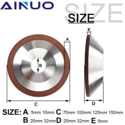 75/100/125/150mm Diamond Grinding Wheel Cup Grinding Wheel Grinding Tool for Polishing Milling Cutter Grinder Disc
