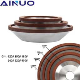 75/100/125/150mm Diamond Grinding Wheel Cup Grinding Wheel Grinding Tool for Polishing Milling Cutter Grinder Disc