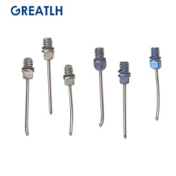 5pcs Straight/elbow/angle Tips Uitrasonic Injection Needle Titanium /stainless Steel Medical Injection Needle Surgery Instrument