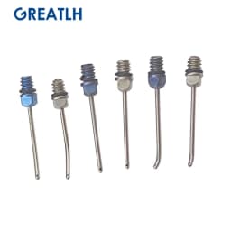 5pcs Straight/elbow/angle Tips Uitrasonic Injection Needle Titanium /stainless Steel Medical Injection Needle Surgery Instrument