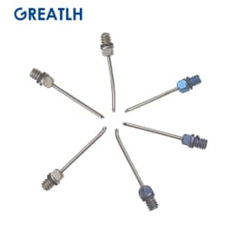 5pcs Straight/elbow/angle Tips Uitrasonic Injection Needle Titanium /stainless Steel Medical Injection Needle Surgery Instrument