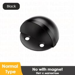 NAIERDI Magnet Door Stops Stainless Steel Door Holder Silver Magnetic Door Stopper Non-punch Doorstop Furniture Door Hardware