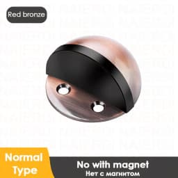 NAIERDI Magnet Door Stops Stainless Steel Door Holder Silver Magnetic Door Stopper Non-punch Doorstop Furniture Door Hardware