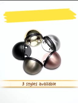 NAIERDI Magnet Door Stops Stainless Steel Door Holder Silver Magnetic Door Stopper Non-punch Doorstop Furniture Door Hardware