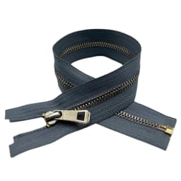 35/45/55/65/75/85cm 5# Colorful High Quality Open-end Auto Lock Gold Metal Zipper DIY Handcraft For Clothing Pocket Garment Shoe