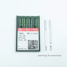 10PCS DPX35 Groz-Beckert For Industrial Sewing Machine Needles 134-35 2134-35 Fit Leather Fabric PFAFF & ADLER